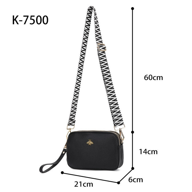 Bee cross body bag - Wine