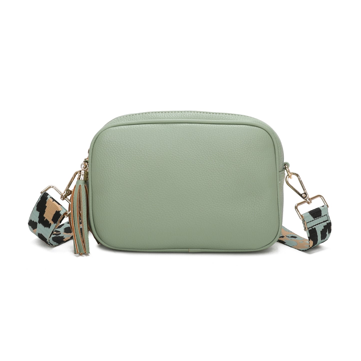 Tassel cross body bag - mint
