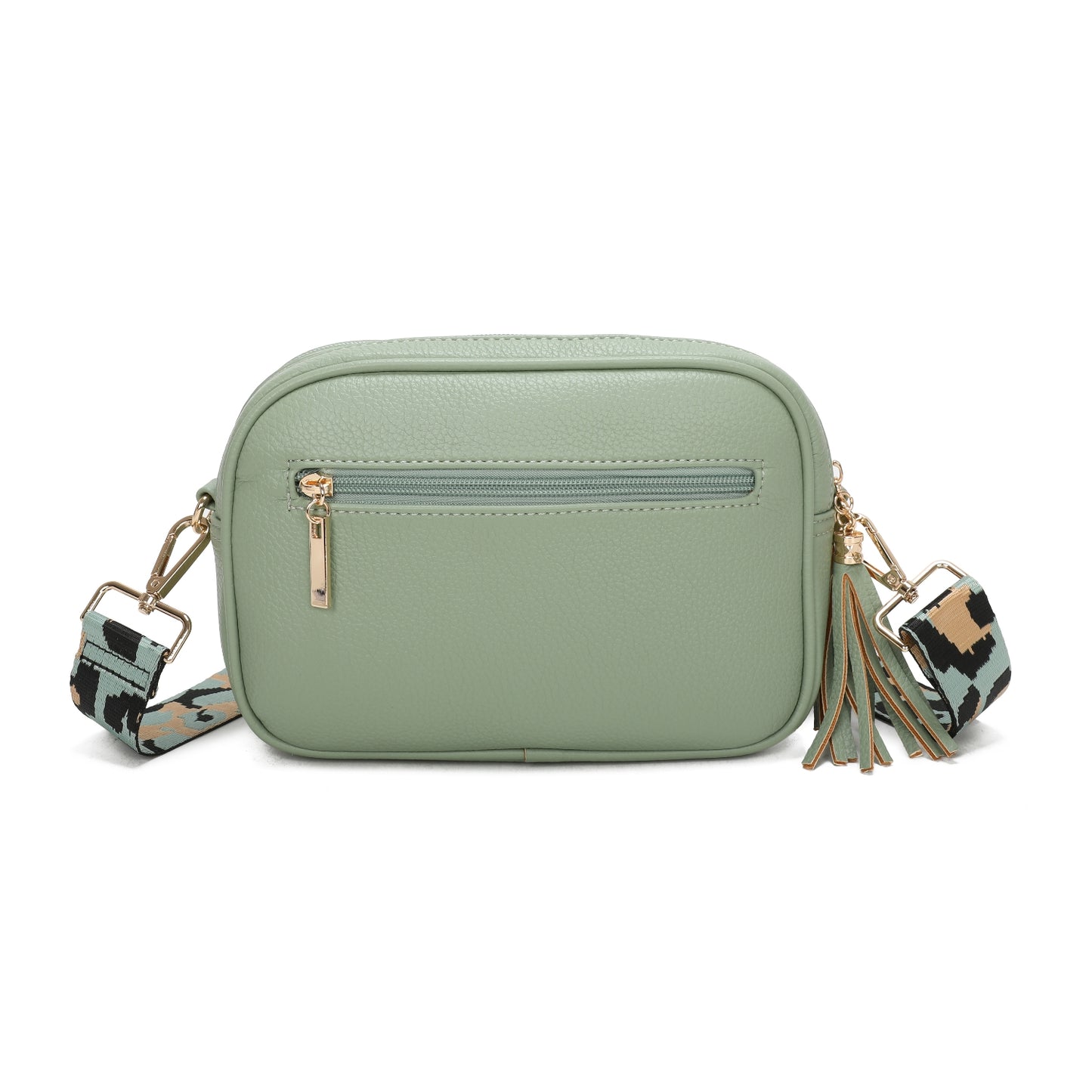 Tassel cross body bag - mint