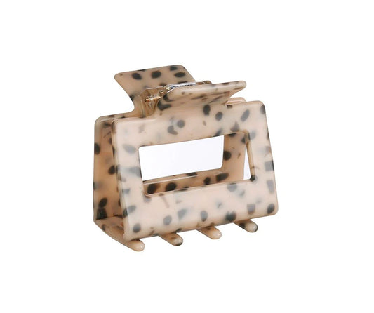 Leopard tortoiseshell hair claw (small)