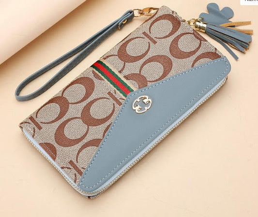 Blue Designer inspired purse