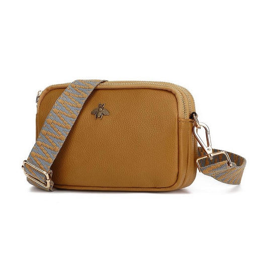 Bee cross body bag - Mustard