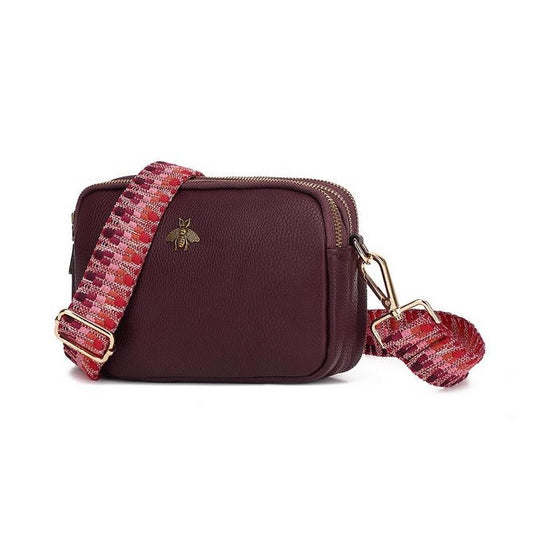 Bee cross body bag - Wine