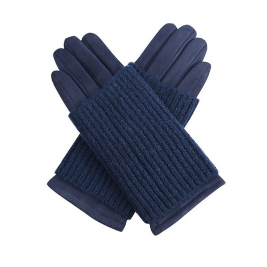 Navy 2 in 1 gloves