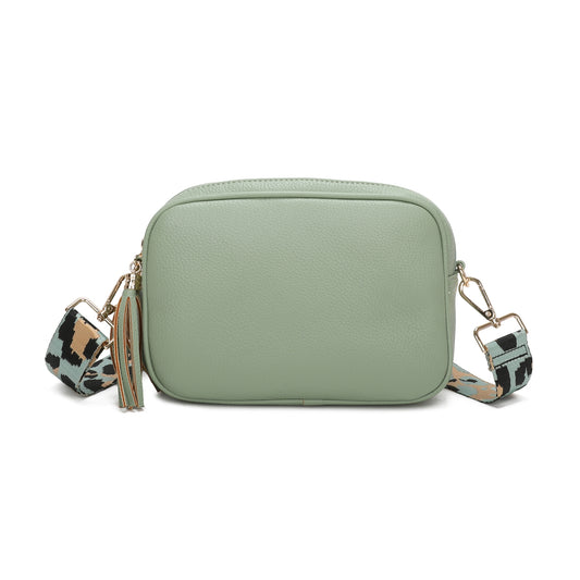 Tassel cross body bag - mint