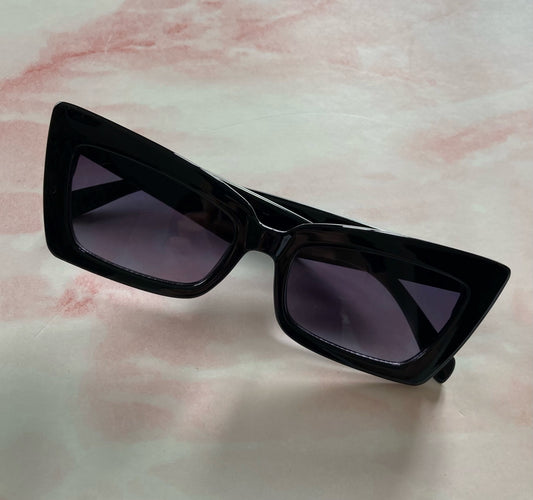 Retro Vintage Cat Eye sunglasses - black