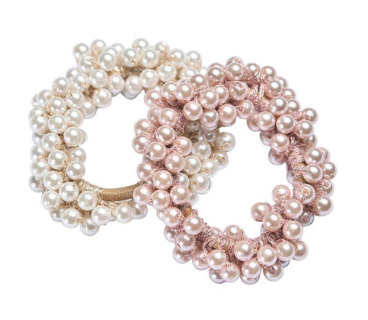 Pearl hair bands (set of 2)